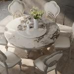 Restaurant Round Dining Table Chairs Kitchen Luxury Modern Living Room Dining Table Designer High Mesas De Jantar Home Furniture