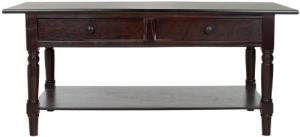 Boris Dark Cherry Coffee Table by Safavieh