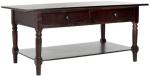 Boris Dark Cherry Coffee Table by Safavieh