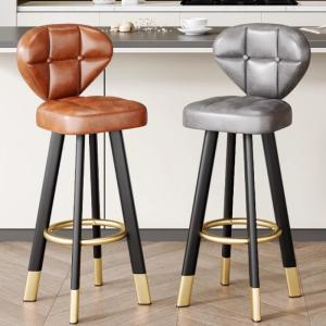 Clear Metal Bar Stools Modern Minimalist Transparent Restaurant Bar Stools Swivel Adjustable Sgabello Da Bar Furniture Luxury
