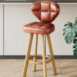 Clear Metal Bar Stools Modern Minimalist Transparent Restaurant Bar Stools Swivel Adjustable Sgabello Da Bar Furniture Luxury