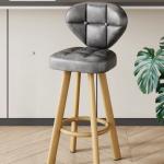 Clear Metal Bar Stools Modern Minimalist Transparent Restaurant Bar Stools Swivel Adjustable Sgabello Da Bar Furniture Luxury