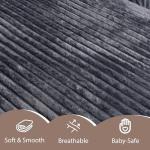 Shintenchi 105" Modular Sectional Sofa, Boneless L Shaped Couch with Deep Seat, Cloud Foam Couch with Oversized Chaise, Plush Cordurory Sofa No Assembly Needed for Living Room, Dark Gray