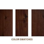 NTC Inno Wooden Bed Frame with Headboard, Solid Oak and Rubber Wood Foundation with Silent Slats and Wood Central Supports, 1000 Lb Capacity, Effortless Assembly, Queen - Dark Walnut