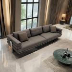 Italian living room sofa set leather sofa 2024 hot sale custom color luxury modern sofa
