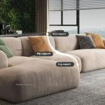 3 Seater Modern Living Room Sofa Bed Foam Xxl Couch Adultsl Designer Longue Sofa Armchair Sofa Sala De Estar Home Furniture