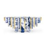 Italian light luxury painted Xuanguantai luxury villa home senior designer creative art wall decoration table