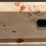 Medieval solid wood bedside table Log color tree tumor bark Drawer Locker Bedroom furniture Bedside cabinet Locker