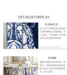 Italian light luxury painted Xuanguantai luxury villa home senior designer creative art wall decoration table