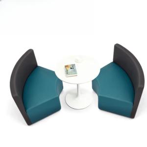 Modern office corner sofa bed furniture, carved shape, for reception and living room furniture combination chair