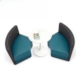 Modern office corner sofa bed furniture, carved shape, for reception and living room furniture combination chair
