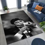 Classic Scarface Tony Montana Movie Art Carpet Rug for Bedroom Living Room Sofa Home Doormat Decor,Large Kids Non-slip Floor Mat