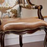 ~Customized British Leather Sofa Single Seat High Back Chair Alexander Wingback Chair Living Room Leisure Chair