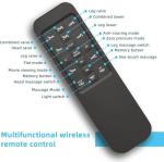 Yiree Queen Adjustable Bed Base Frame, Massage & Wireless Remote, Dual USB Ports,Ergonomic Upholstered Bed Frame, Lift Motor, Under Bed Lighting, Independent Head and Foot Tilt