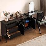 M138 Modern Luxury Vanity Table Bedroom Makeup Desk Bedside Study Dressing Table Living Room Modern Mesa De Maquillaje Home Furn