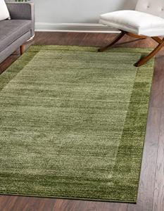 Unique Loom Del Mar Collection Area Rug - Abigail (9' x 12' Rectangle, Light Green/ Ivory)