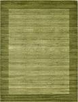 Unique Loom Del Mar Collection Area Rug - Abigail (9' x 12' Rectangle, Light Green/ Ivory)