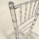 FSDKX Stackable Clear Crystal Plastic Acrylic Chair Resin Tiffany Chiavari Wedding Chair Other Commercial Furniture Chairs