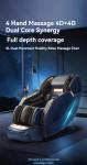 4D+4D Electric Massage Chairs Full Body Recliner Zero Gravity Auto Massage Chair Sl-Track 2025 Full Body Relaxation Massage Sofa