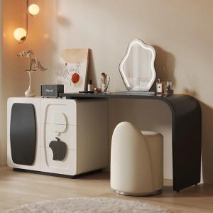 Women Bedside Vanity Table Makeup Mirror Desk Study White Storage Drawers Dressing Table Wood Cheap Penteadeira Home Furniture