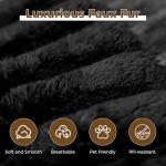 133" Oversized Cloud Boneless Sofa Couch with Chaise, Modern Corduroy U Shaped Modular Sectional Sofa with Deep Seat, Comfy Couch with Cupholders and Storage, No Assembly Required-Black