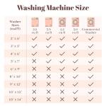 Homemate Washable Rug 8x10 Area Rugs - Vintage Faux Wool Rugs for Living Room Bedroom Dining Room - Non Slip Foldable Carpet Indoor Area Rug for Home Decor（8'x10', Beige