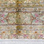 213x305cm Natural Silk Persian Rugs Large Handmade Premium Oriental Nain Carpet for Luxury Living Room Bedroom tapis de chambre