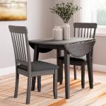 Signature Design by Ashley Shullden Casual Dining Room Side Chair with Spindle Back, 2 Count, Gray