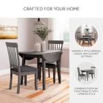 Signature Design by Ashley Shullden Casual Dining Room Side Chair with Spindle Back, 2 Count, Gray