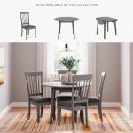 Signature Design by Ashley Shullden Casual Dining Room Side Chair with Spindle Back, 2 Count, Gray