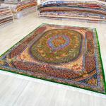 250x350cm Large Persian Silk Carpets in the Living Room Luxury Premium Vintage Handwoven Tassel Rugs for Bedroom Villa Mansions