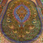 250x350cm Large Persian Silk Carpets in the Living Room Luxury Premium Vintage Handwoven Tassel Rugs for Bedroom Villa Mansions