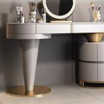 bedside table, and storage tailstock Modern wood rock panel vanity, dressing table, master bedroom integrated bucket cabinet