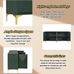 Modern light luxury style 60"L Large Storage Space Sideboard with 4 Doors and Rebound Device for Living Room and Entryway