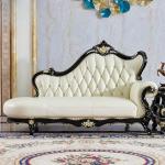 Combination Single Multi Seat Sofa Carving Craft European sofa Genuine Leather Luxurious Wide Armrests furniture accessories