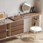 Closets Bedside Vanity Table Modern Bedroom Makeup Mirror Desk Dressing Table Wood Cosmetics Mesa De Maquillaje Home Furniture