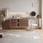 Closets Bedside Vanity Table Modern Bedroom Makeup Mirror Desk Dressing Table Wood Cosmetics Mesa De Maquillaje Home Furniture