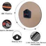 Britimes Round Wall Clock Silent Non-Ticking Battery Operated Clock 10 Inch, Galaxy Space Home Decor for Living Room, Kitchen, Bedroom, and Office