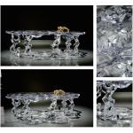 Feitian tea table platinum crystal coffee table ice sculpture transparent premium tea table