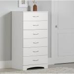 South Shore Step One 6-Drawer Lingerie Chest Pure White, Contemporary