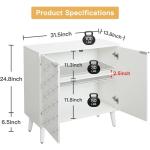 contemporary buffet cabinets with adjustable shelves and ample storage for dining area