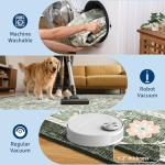 GarveeHome Provence 5x7 Area Rugs, Botanical Grove Sage Green Vintage Cottagecore Non-Slip Washable Rug for Living Room Bedroom Nursery Kitchen Low-Pile Retro Carpet