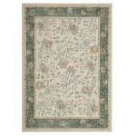 GarveeHome Area Rugs 8x10 for Living Room, Sage Green Botanical Floral Print Washable Rug Soft Non Slip Floor Mat Carpet Indoor Thin Cottage core Rug for Bedroom Dining Room Playroom Nursery Room