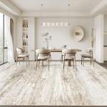 Washable Rug 8x10 Area Rugs for Living Room: Large Neutral Soft Rug Abstract Non Slip Low Pile Modern Carpet for Bedroom Kitchen Nursery Office Dining Room Indoor (Beige, 8'x10')