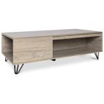 Milliard Modern Farmhouse Coffee Table with Storage Grey