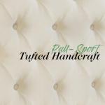 LUXOAK Solid Pine Wood King Bed Frame with 69" High Upholstered Headboard, Transitional Style Platform Bed, No Box Spring Needed & Easy Assembly, Button-Tufted Chenille Fabric, Antique Taupe