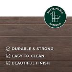 Zinus Suzanne Bamboo and Metal Platform Bed Frame, 7-Inch Low Profile, Solid Steel Construction, No Box Spring Needed, Wood Slat Support, Easy Assembly, Grey Wash, King