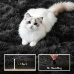 8x10 Area Rugs for Living Room Bedroom: Ultra Soft Fluffy Shag Rug Upgrade Non-Slip Non-Shedding Large Fuzzy Plush Carpet Indoor Floor Carpets for Kids Room Playroom Nursery Dorms Home Decor Black