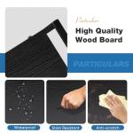 DUMOS 5 Tiers Bookshelf, Classical Book Shelf, Tall Display Shelves in Living Room/Home/Office, Storage Organizer for CDs/Books/Movies, Modern Black