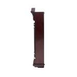 SEIKO QXH004BLH Oak Wood Pendulum Wall Clock with Chimes, Dark Brown, 28 x 12.5 x 6 Inches